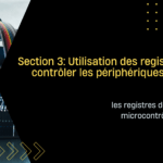 Utilisation des registres pour contrôler les périphériques externes